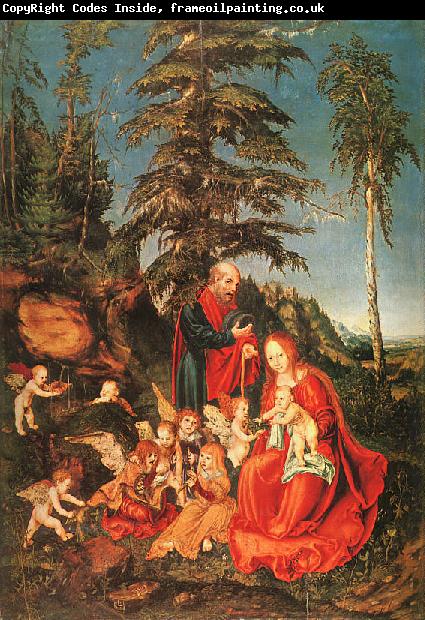 Lucas  Cranach The Rest on the Flight to Egypt